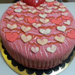 Big Valentine Cake