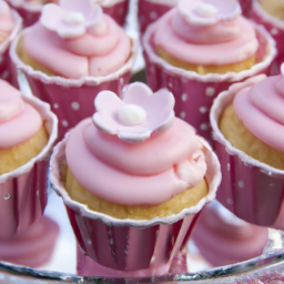 Delicious looking cupcakes pink